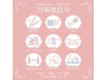 Petit Sourire春日井店では新型コロナウイルス対策を実施しております。