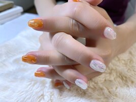 持込デザイン/シアー立体ネイル