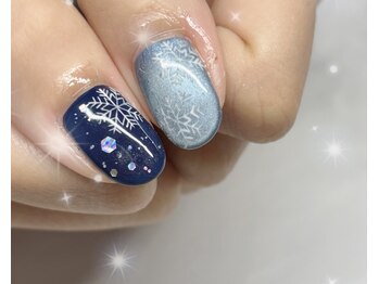 エクラ(eclat)/雪の結晶×マグネット