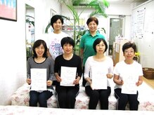 エスコート芦屋サロン/修了証授与♪