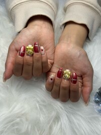 クリスマスネイル