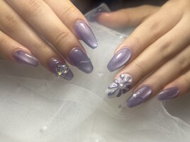 ぷっくりハート/フラワー/ミラー