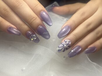 ジョアネイル(JOA Nail)/ぷっくりハート/フラワー/ミラー