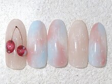 リノ ネイル(Rino nail)/3月新作春さくらんぼ803r2