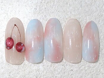 リノ ネイル(Rino nail)/3月新作春さくらんぼ803r2