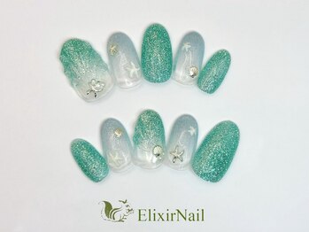 エリクサーネイル 池袋(Elixir Nail)/定額a シンプル/クーポン使用