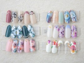 フラワーデザインネイル