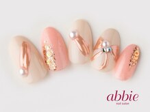 ネイルサロン アビー グランデュオ蒲田店(abbie)/リボンミラー　￥12617