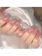 ネイルサロンEUB/グラデーション+ワンホンパーツ