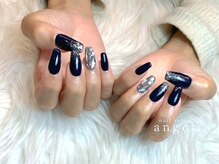 アンガット(angot.)/敷き詰めビジューネイル