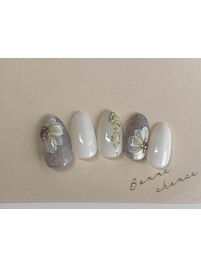 ひまわりネイル