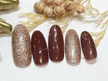 アイラッシュトウキョウドットライズ エキニア横浜店(TOKYO.RISE)/秋色トレンドカラーネイル