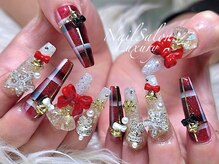 トレンド季節に合わせたデザイン☆ワンホンネイル【スカルプ】