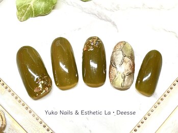 ユウコネイルズアンドエステティック ラ デェス(Yuko Nails & Esthetic La Deesse)/C ゴールドコース ¥8000→¥7000