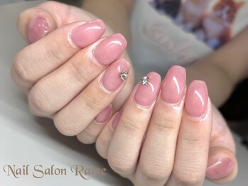 ライズ 都島駅前店(Raize)の写真/【ベーシックコース】ワンカラーやカラーグラデーションに人気のパーツ追加で大人可愛くカスタマイズ自在!