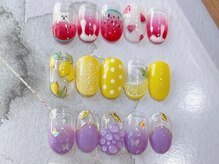 ネイルサロン トゥービー 御徒町上野(To Be)/フルーツアートコース9980円