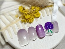 ブレス 仙台駅前本店(BLESS)/秋の収穫！ぶどうネイル