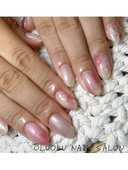オルオル(OluOlu)/桃ネイル