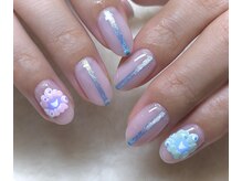 メトロネイル 三宮(METORO NAIL)の雰囲気（持ち込みアート120分コースパステルミャクミャクネイル）