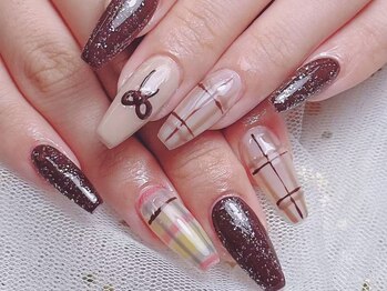 シーアンドビーネイル(C&B Nail)/持ち込みデザイン４本