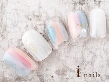 アイネイルズ 横浜WEST店(I-nails)/ふんわりシアーニュアンス8000円