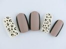 レオパード柄アートネイル6930円