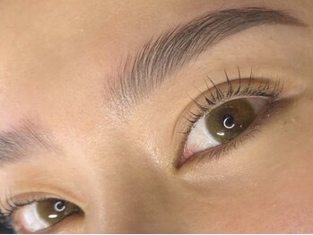 ル クレール(Nail & Eyelash Le Clair)の写真/人気急上昇↑新メニュー【アイブロウ×まつ毛パーマ】マスク上はこれにて完成!!朝のメイクも時短へ★