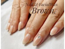 ブラウン(Brown.)/チークネイル