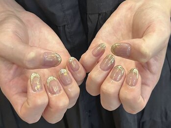 アイ ネイルズ 天神店(I nails)/Mirror×フレンチ