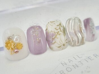 ネイルフロンティア 吉祥寺(NAIL FRONTIER)/和柄お花ニュアンス11980円