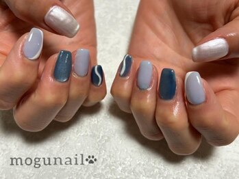 モグネイル(Mogunail)/1.2月定額A/ぷっくりネイル