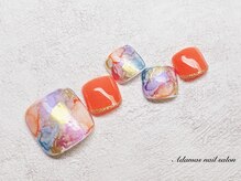 アダマス(Adamas)/水彩ニュアンスFootネイル