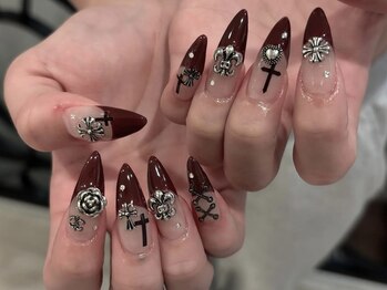 ブラソンネイル(Blossom nail)/クロムハートデザイン