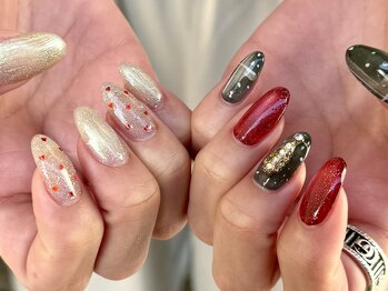 クリスマスネイル