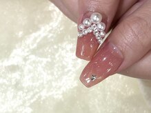 マリーネイルズ 大阪梅田店(MARIE NAILS)/新規様　9000円　0402c　ガラス