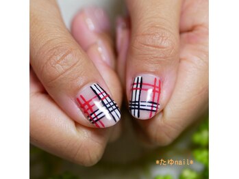 たゆ ネイル(たゆnail)/チェックネイル☆