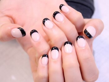 ラルネイル 大宮(Lull. nail)/*BLACK*フレンチ*