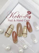 コト(KOTO)/チェックネイル/冬