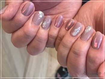 バランス 泉中央店(balance)/人気のオーロラ×パープルネイル