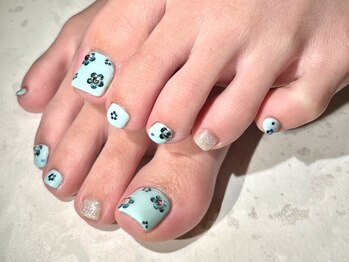 ブレスネイル(brace Nail)の写真/【フットネイル¥14,000】徹底した*美爪*へのこだわりデザイン＋ケアを足先にも[表参道/フットネイル]