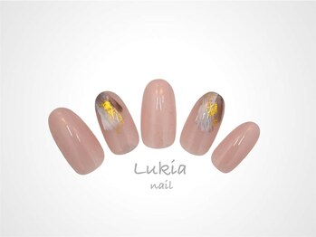 ルキア(Lukia)/可愛い☆シースルーネイル