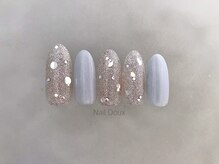 ネイル ドゥ 岡山駅前店(Nail Doux)/フラッシュ×ストーン