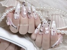 リンドネイル バイ モカ アンド ララ(Lind nail by moca and LaLa)/【mio】チェック/バレンタイン