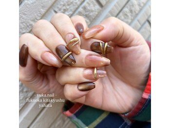 ユカネイル(yuka.nail)/ニュアンス/リングネイル