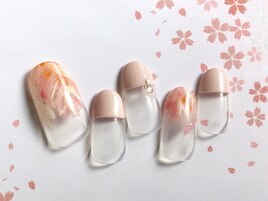 ハーフフレンチネイル