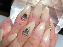 アン ジョーヌドラゴ/【ロングネイル】ベージュグラデ