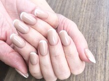 ネイルワン アイラッシュ エムアンド(nail One eyelash m&)/馴染みカラーのスキニーフレンチ
