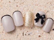 アイネイルズ 町田店(I nails)/ワンホンリボンネイル7980円