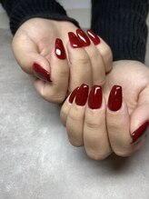 Mネイルアンドカフェ シェレステ/ボルドー