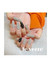 ルヴェール 久屋公園(le verre)/マットネイル　オーロラストーン